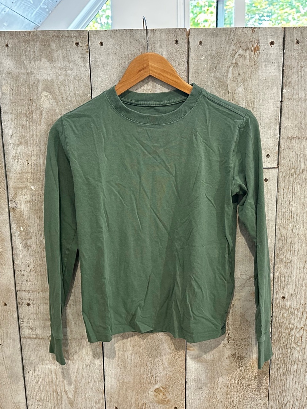 AllBirds Long Sleeve Green Crewneck